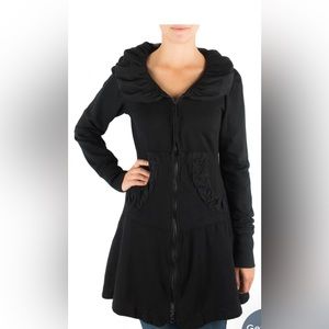 Prairie Underground Long Cloak Hoodie Jacket XS